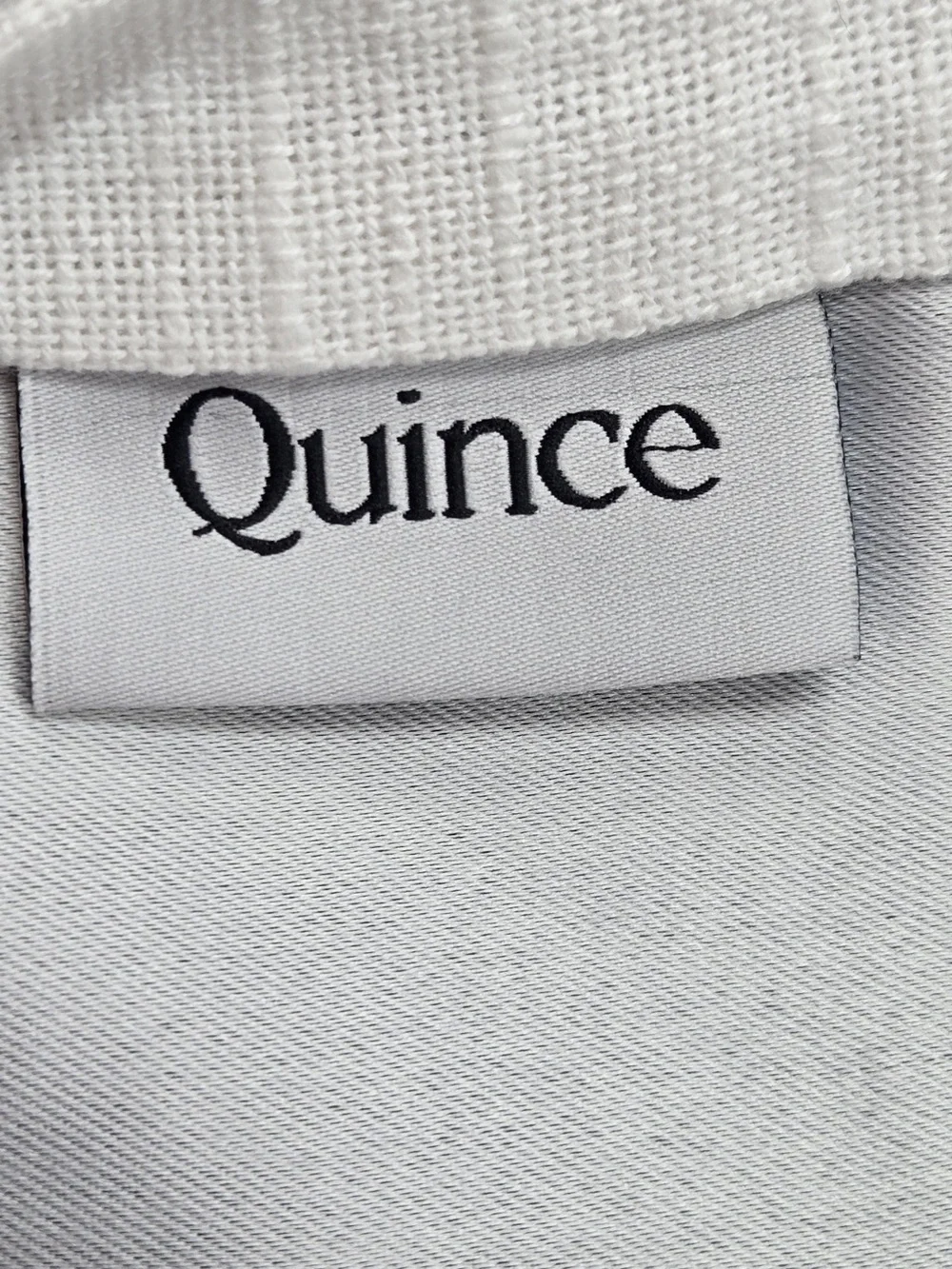 NWT QUINCE Set Of 2 48x84 Cotton Slub Room Darkening Curtains White 9740
